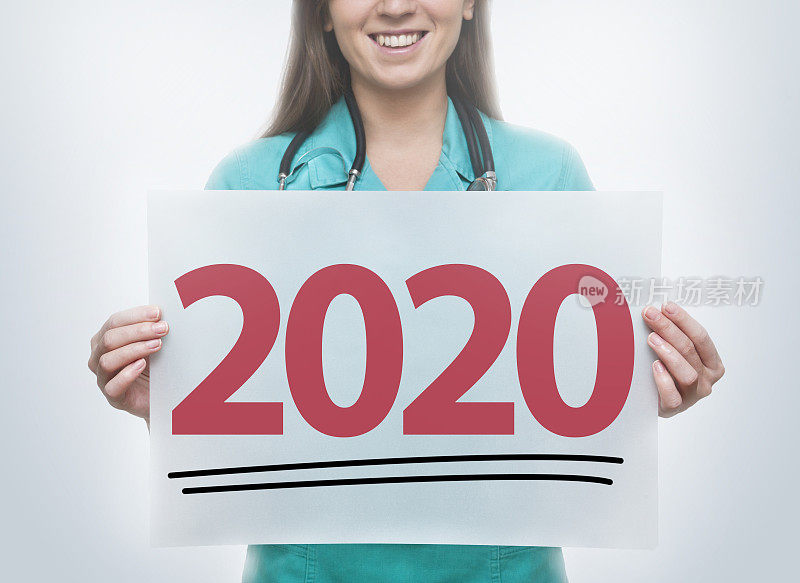 2020年新年/医疗保健和医学概念(点击查看更多)